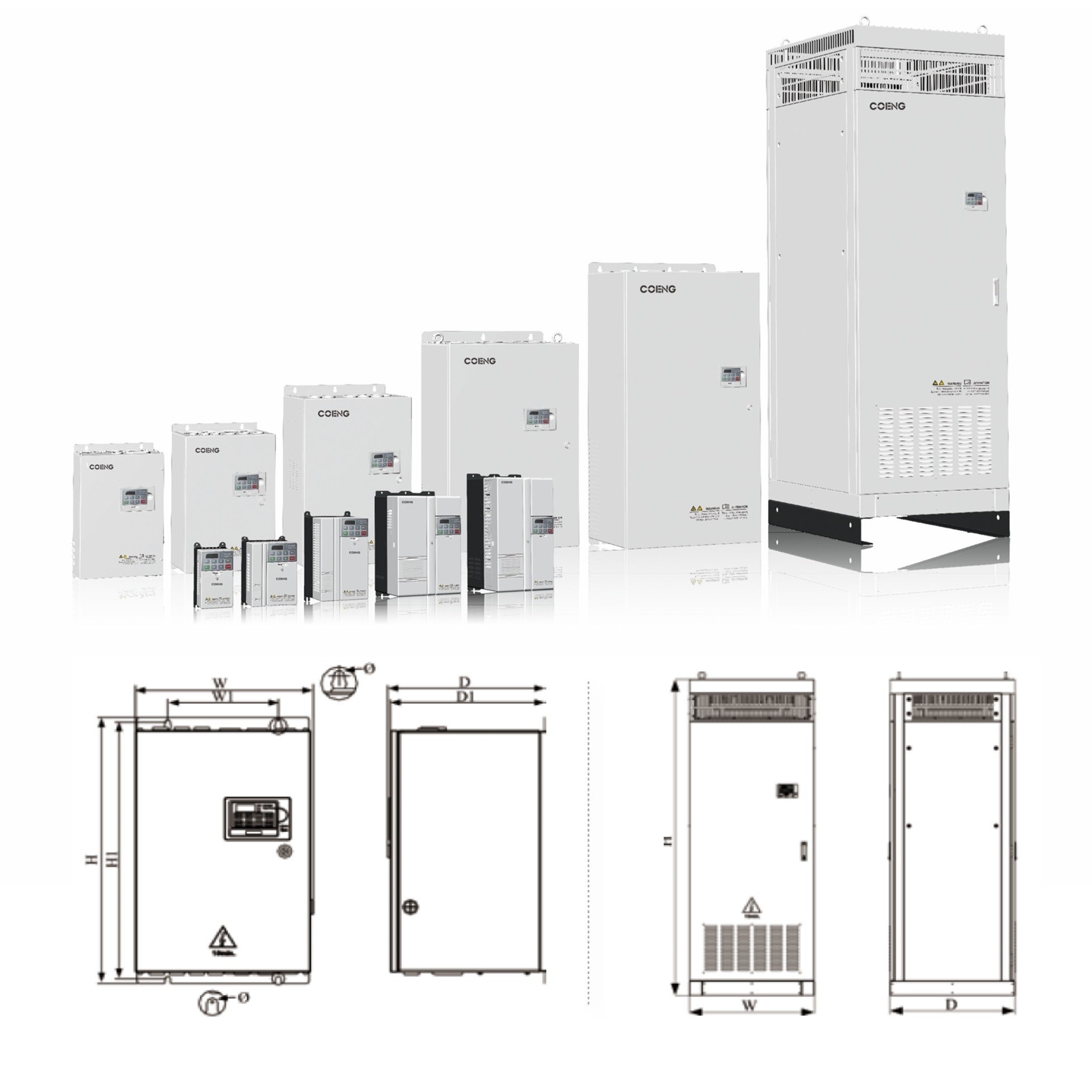 HV300 Series Open Loop Vector Control VFD cho máy công cụ và hệ thống ...