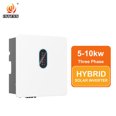 High Voltage IP65 3 Phase Hybrid Solar Inverter 250V-600V 6kw 8kw 10kw MPPT On/Off Grid 5kw Solar Inverter