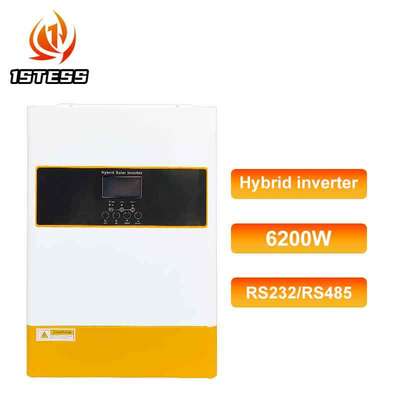 6.2kw 48V Hybrid Solar Inverter Pure Sine Wave Off Grid Single Phase MPPT Battery Backup Support