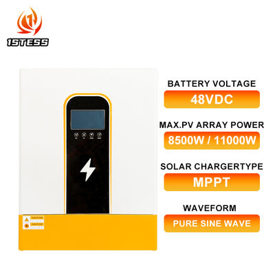 8.5kw 8.5KVA 11kw 11KVA Hybrid Solar Inverter Single Phase MPPT Pure Sine Wave ff Grid Solar Inverter